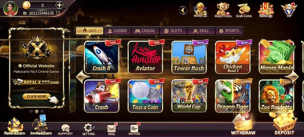 Royal X 777 Game